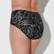 Plavkové kalhotky Floresta s vysokým pasem a potiskem