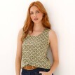 Top s drobnou potlačou