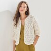 Ažúrový kardigán
