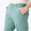 Chino kalhoty ze strečového kepru, střih s tvarovaným pasem, speciálně pro plnější postavu