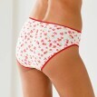 Sada 4 kalhotek midi s potiskem třešní