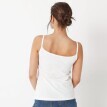 Top na wąskich ramiączkach, wykonany z bawełny organicznej