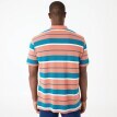 Pruhované polo tričko s krátkými rukávy