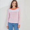 Pruhované tričko s dlhými rukávmi