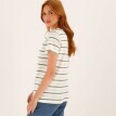 Proužkované tričko s kulatým výstřihem