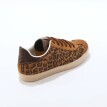 Vintage tenisky z koženej usne a s leopardím zorom