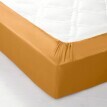 Простирадло на ремінці Colombine однотонного кольору, глибиною 32 см, виготовлене з бавовни