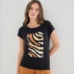 Tričko s potlačou a krátkymi rukávmi