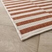 Obdĺžnikový pruhovaný obojstranný koberec