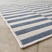 Obdĺžnikový pruhovaný obojstranný koberec