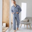 Pruhované pyžamo, bavlněný popelín