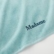 Kolekce koupelnového textilu zn. Colombine®, 420g/m2 s výšivkou MADAME*
