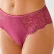 Sada 2 kalhotek tanga s vysokým pasem z krajky a mikrovlákna