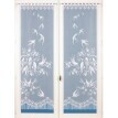 Rovná záclona s motivem vlaštovek, 1 pár