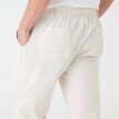 Nohavice zo zmesi bavlny a ľanu s pružným pásom