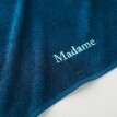 Kolekce koupelnového textilu zn. Colombine®, 420g/m2 s výšivkou MADAME*