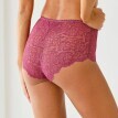 Sada 2 kalhotek maxi s vysokým pasem z krajky a mikrovlákna