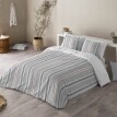 Bavlněné povlečení s pruhovaným potiskem Alfred