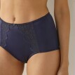 Figi wyszczuplające z wysokim stanem Caprera marki Confidence Lingerie z haftowanym tiulem