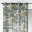 Záclona s potlačou palmových listov