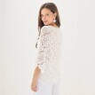 Bluză macramé cu mâneci evazate 7/8