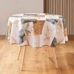 Obrus ​​s patchwork potlačou listov