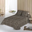 Prešívaná prikrývka na posteľ Léo s leoparďou potlačou