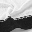 Komplet frotte z żakardowym paskiem, bawełna 450g/m2