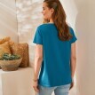 Koszulka z okrągłym dekoltem i krótkimi rękawami