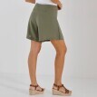 Sukňové šortky s prímesou ľanu