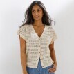 Ažúrová blúzka