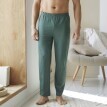 Długie spodnie piżamowe w jednolitym kolorze