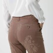 Spodnie chino z nadrukiem paisley