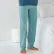 Jednobarevné pyžamové dlouhé kalhoty
