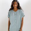 Pruhovaná blúzka s krátkymi rukávmi
