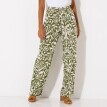Široké nohavice z viskózy s potlačou