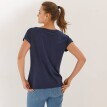 Rovné tričko s kulatým výstřihem, potisk motýli