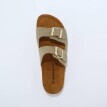Papuci din piele cu 2 catarame