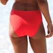 Plavkové jednobarevné kalhotky s vysokým pasem Solaro