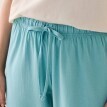 Spodnie piżamowe 3/4 gładkie ze ściągaczem