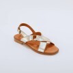 Sandale din piele cu barete încrucișate