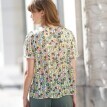 Bluzka z woalu z nadrukiem