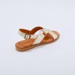 Sandale din piele cu barete încrucișate