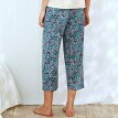 7/8 pyžamové kalhoty s potiskem Ikat vzoru