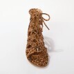 Remienkové sandále, leopardia potlač