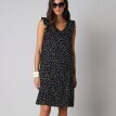 Krátké šaty s potiskem puntíků