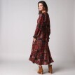 Dlouhé šaty s patchwork boho potiskem