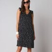 Krátké šaty s potiskem puntíků