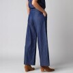Široké denimové nohavice