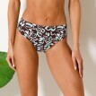 Plavkové midi nohavičky Saravia s potlačou